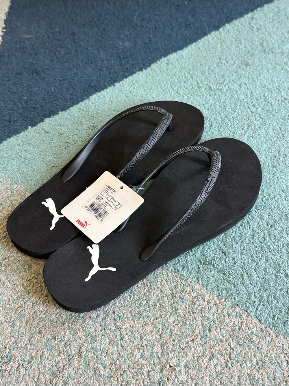 NWT Puma Women's Black First Flip Flop Sandals